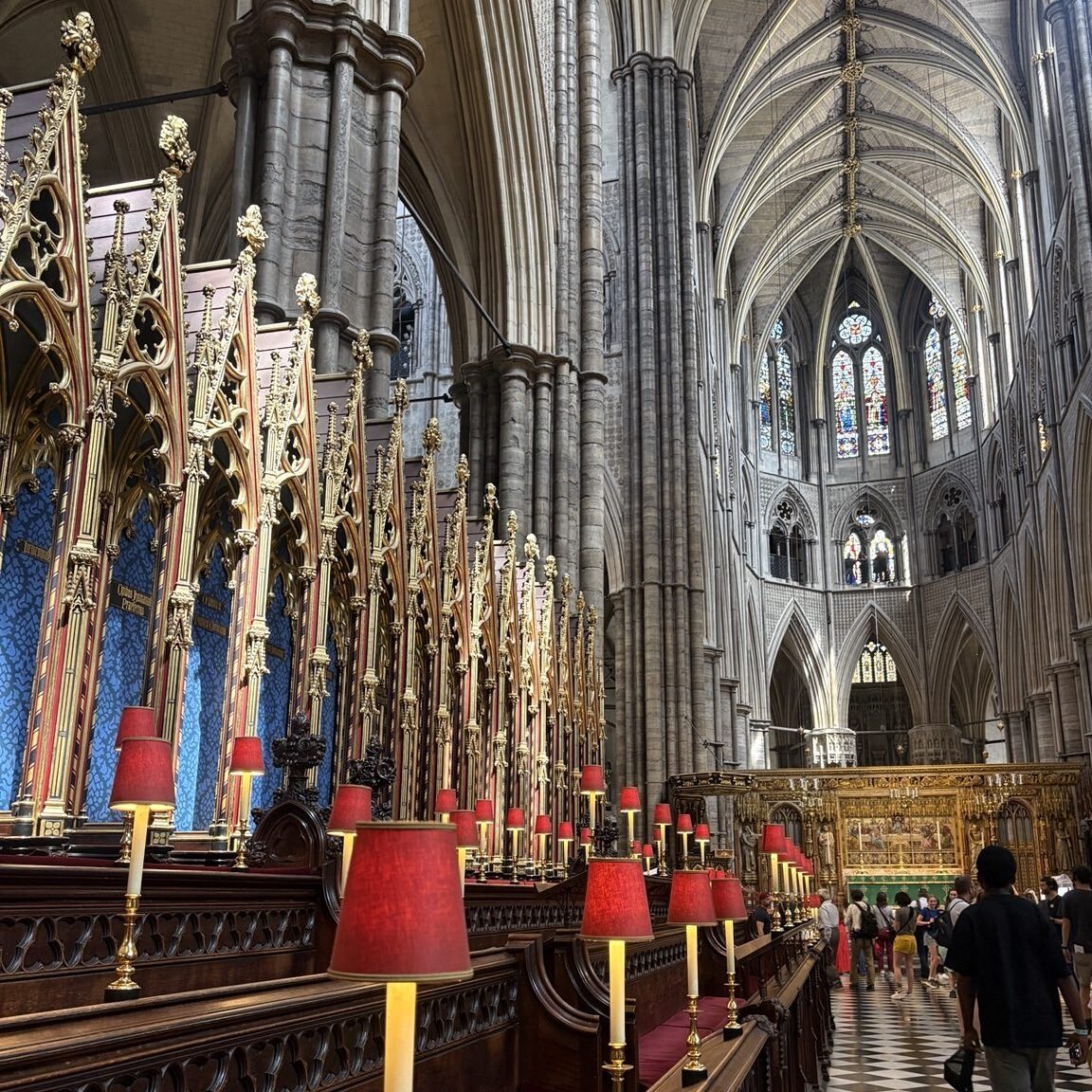 ウエストミンスター寺院の聖歌隊席クワイヤ