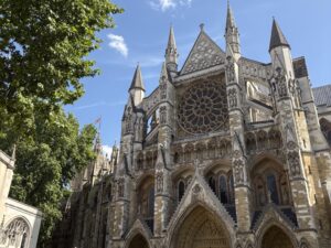 ロンドンのウエストミンスター寺院の外観
